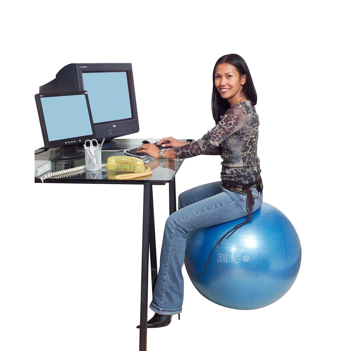 Gymnic Classic Plus Burst-Resistant Exercise Ball - Image 4