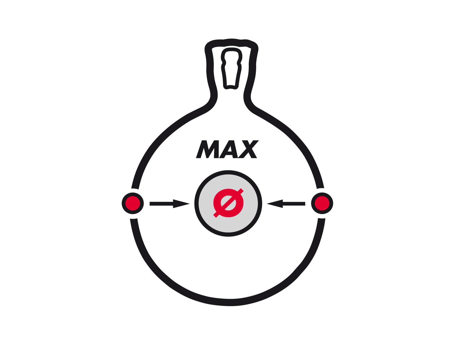 Gymnic / Hop-55 22" Hop Ball, Red - Image 4