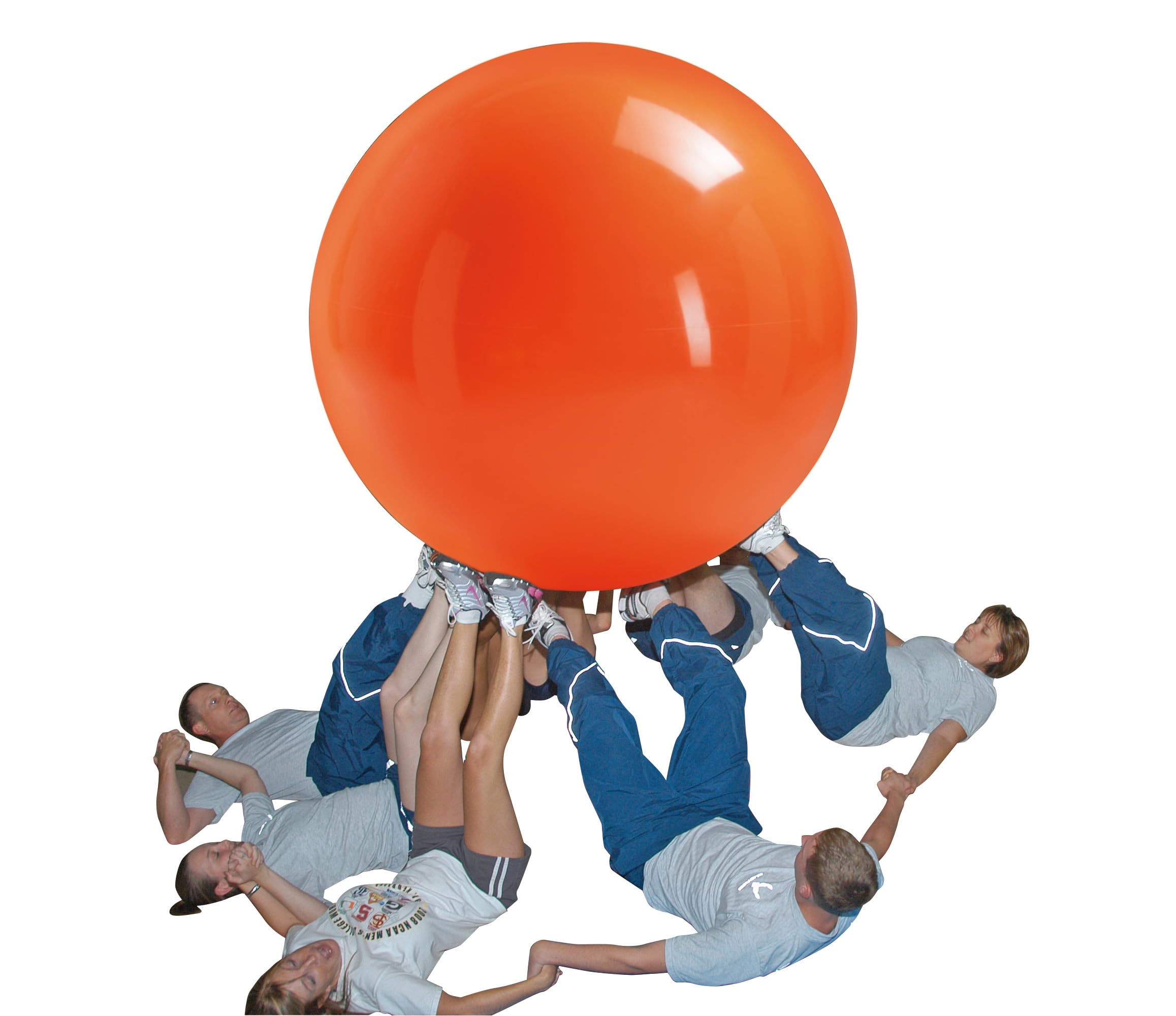 Gymnic Megaball: Group Activity Fitness Ball, Orange (150 cm) - Image 7