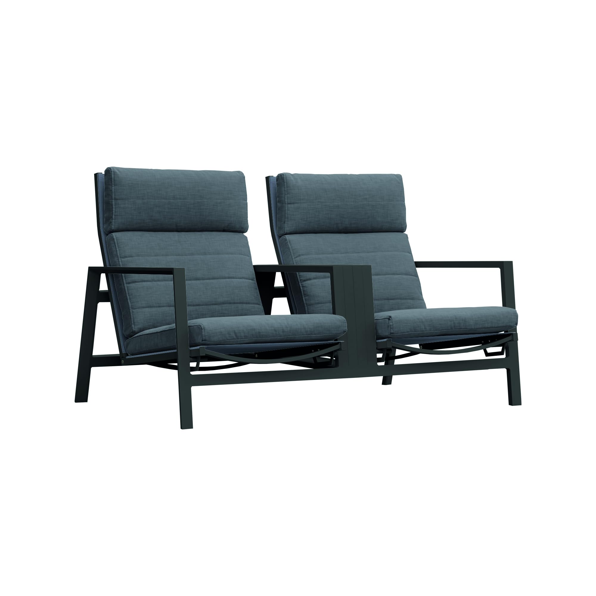 KETTLER Bondi Tete A Tete Loveseat (Lava) - Image 5