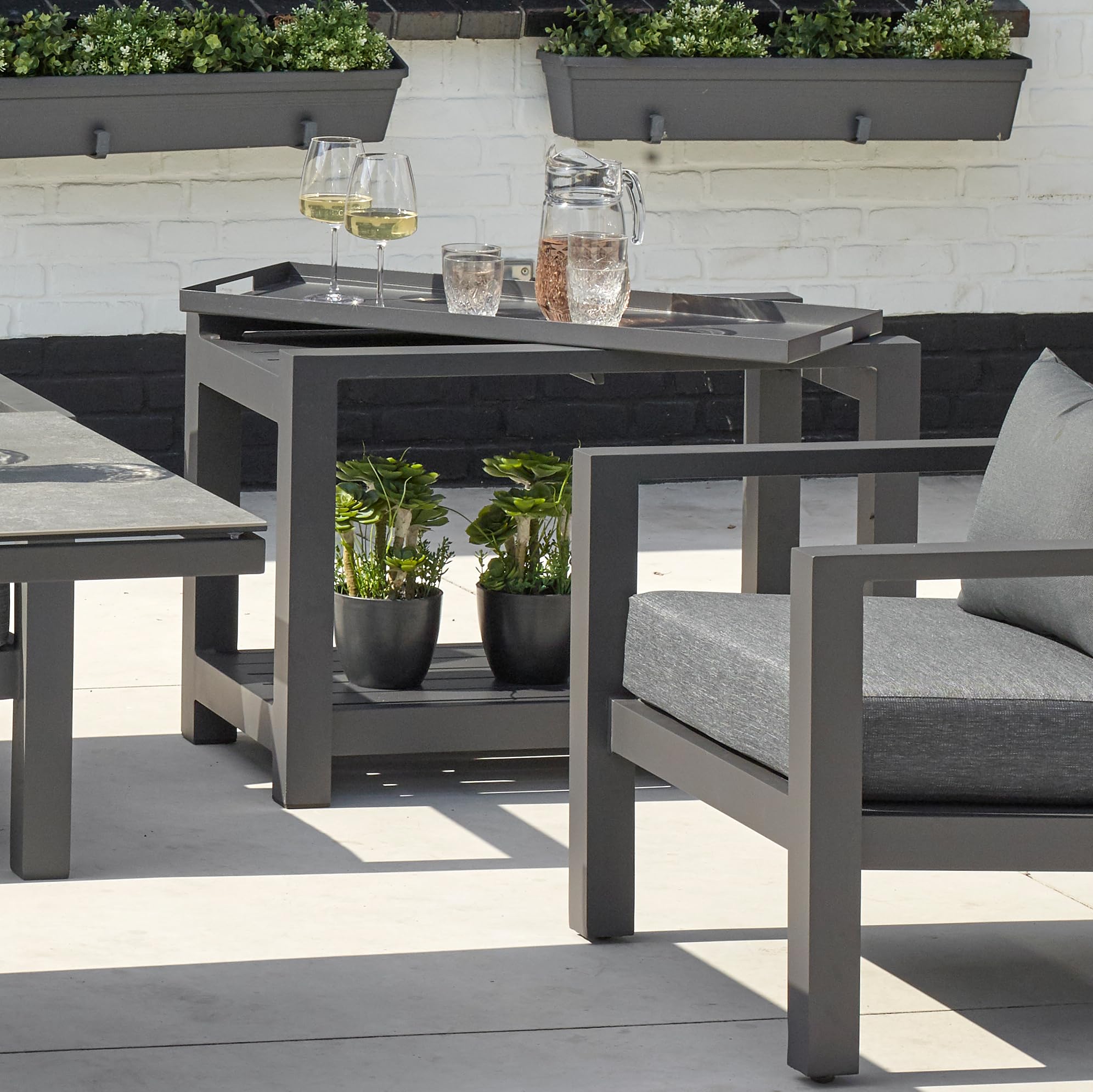 KETTLER Easy Serving Trolley - Aluminum (Lava) - Image 5