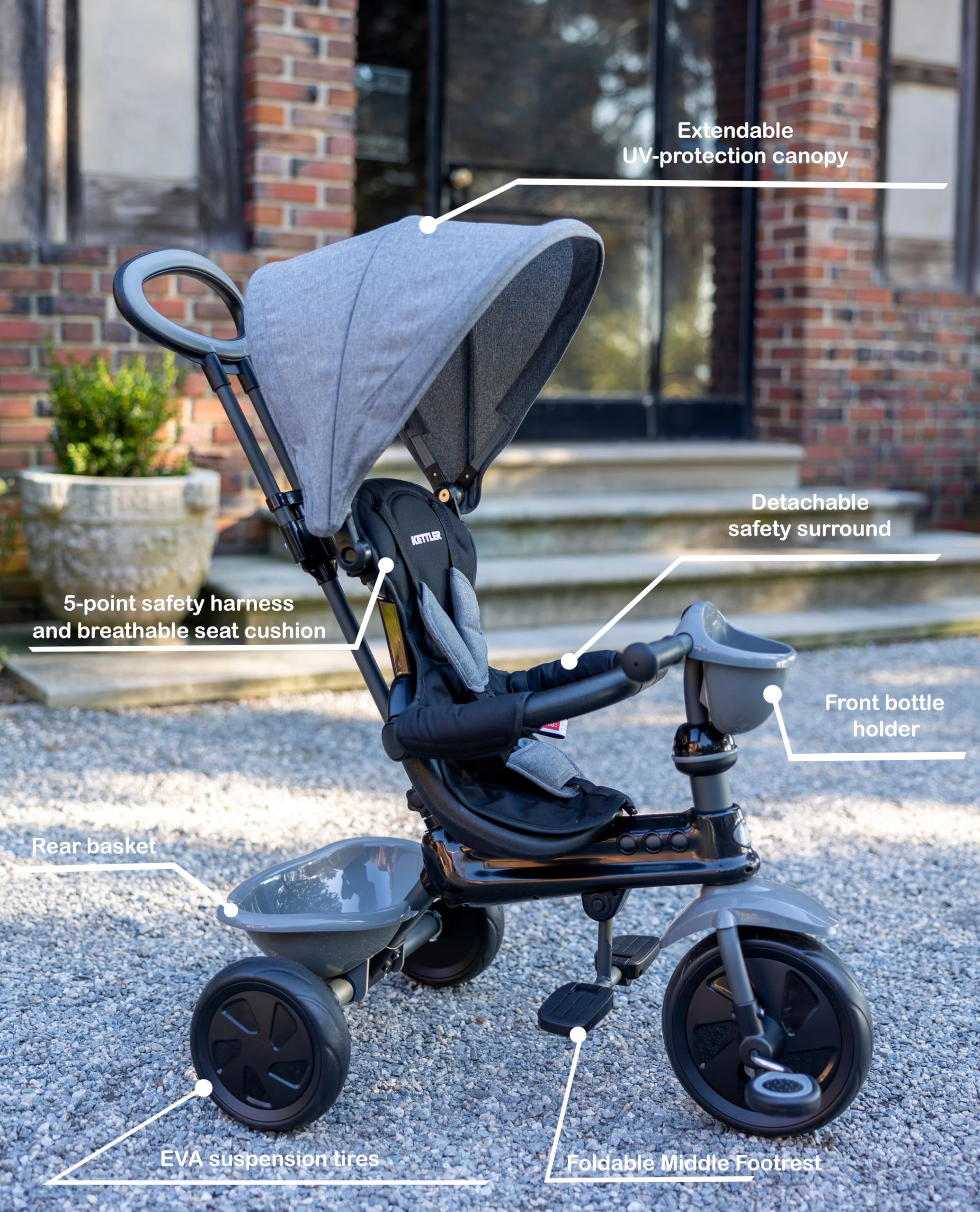 KETTLER Happy Navigator 4-in-1 Tricycle - Image 5