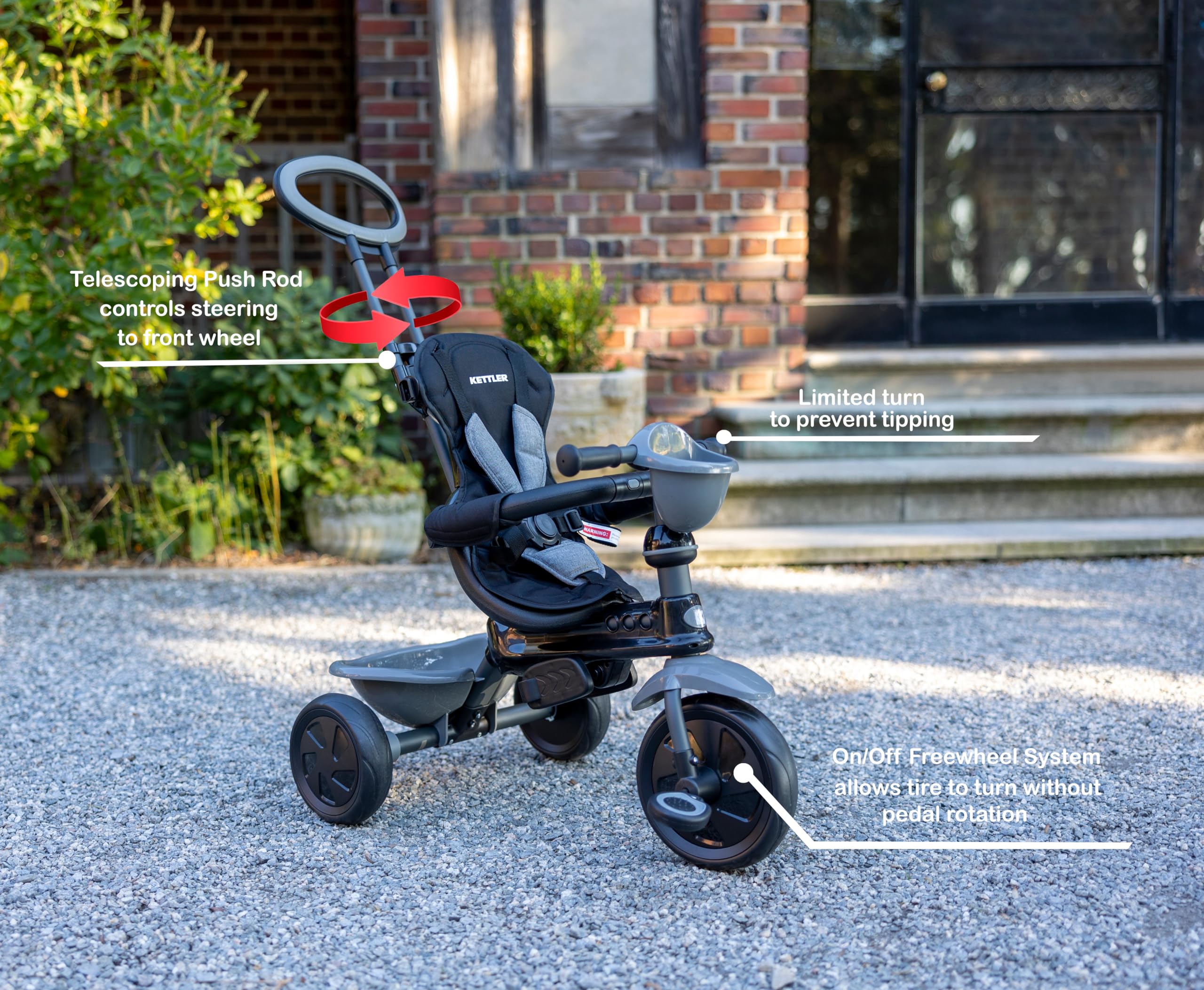 KETTLER Happy Navigator 4-in-1 Tricycle - Image 6