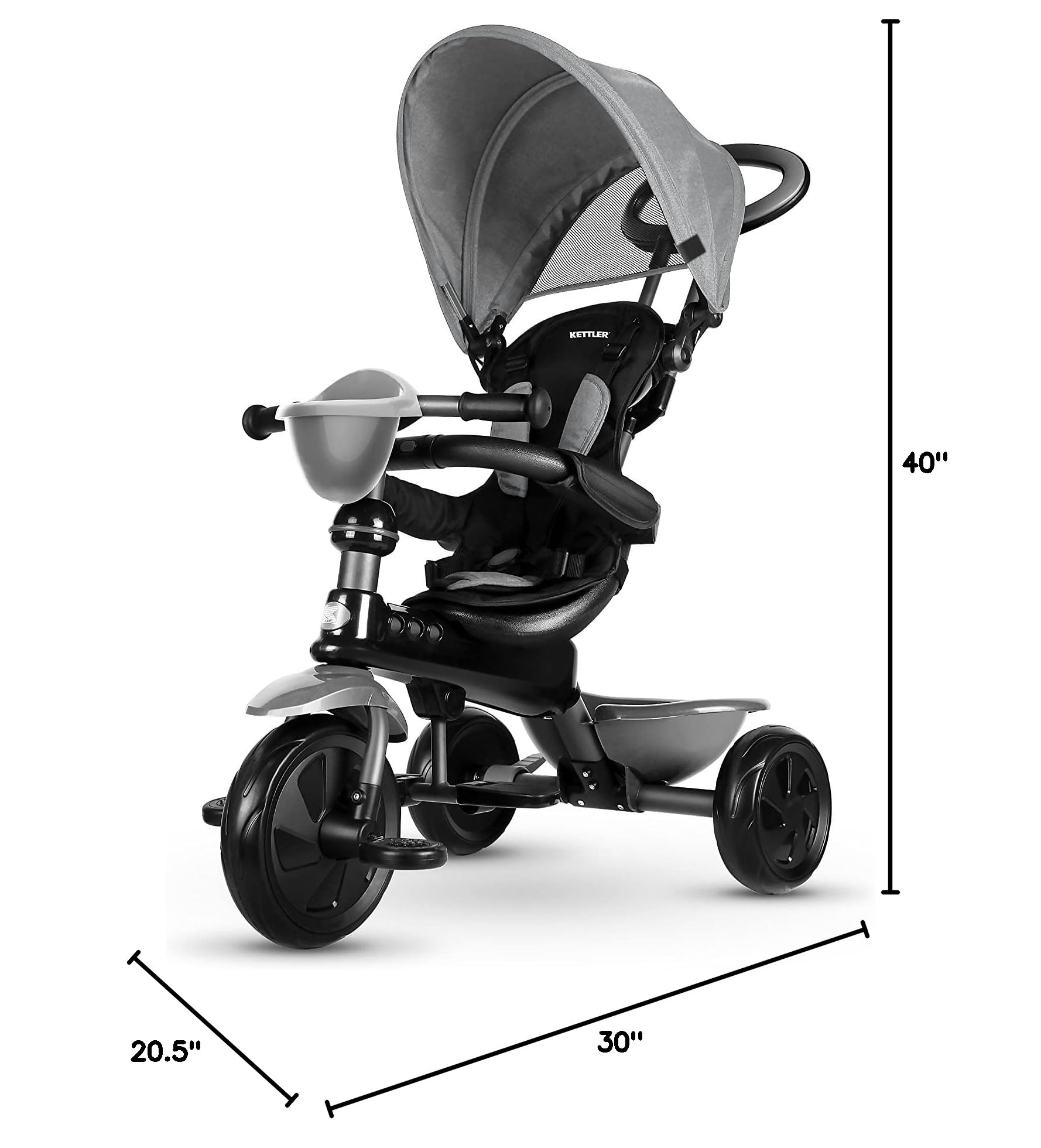 KETTLER Happy Navigator 4-in-1 Tricycle - Image 9