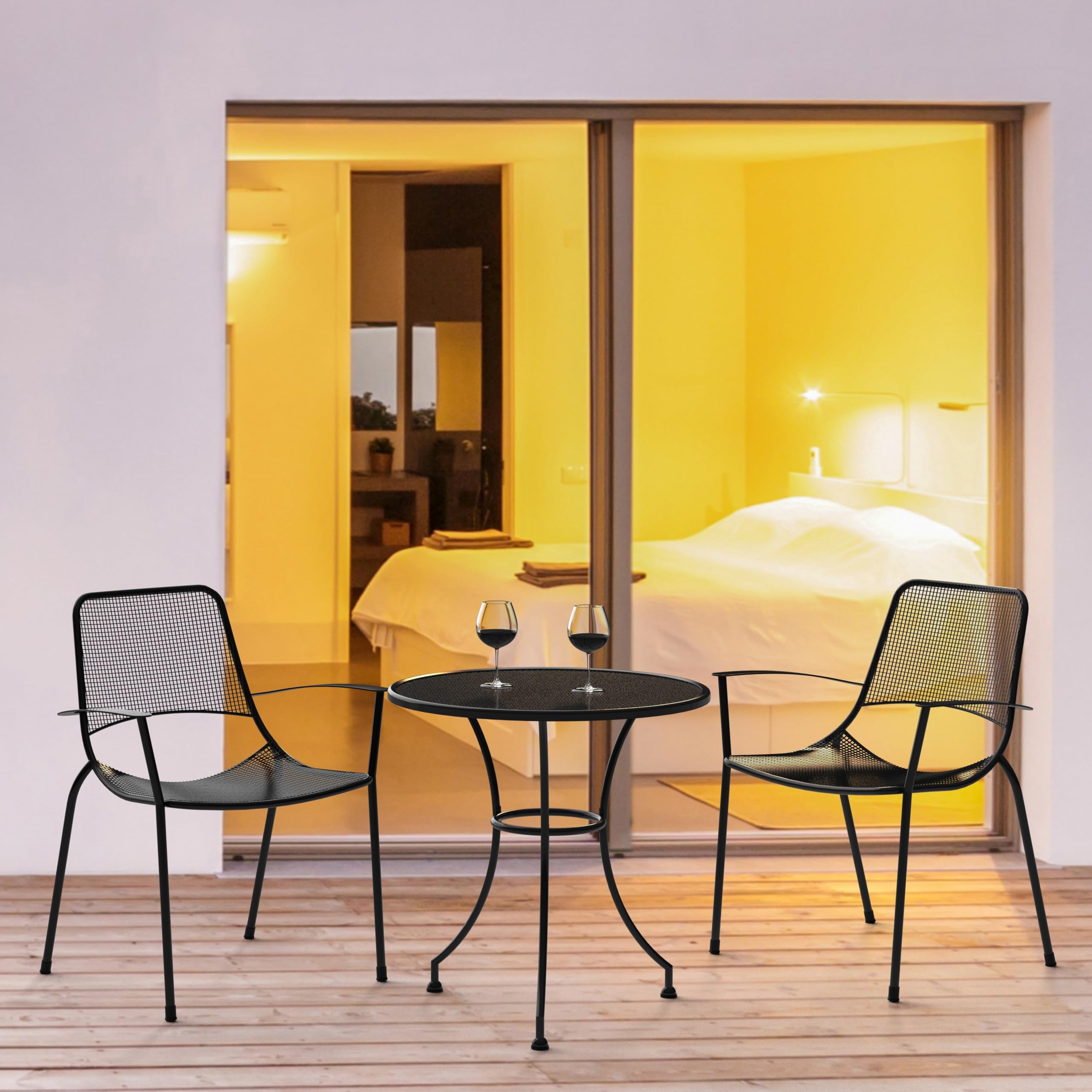 KETTLER Metro Stacking Arm Chair Set - Image 4